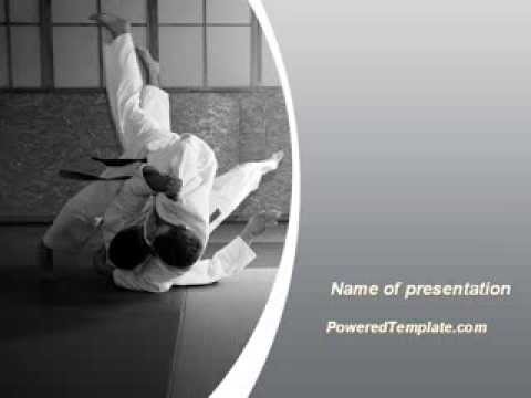 Japan Martial Arts PowerPoint Template by PoweredTemplate.com