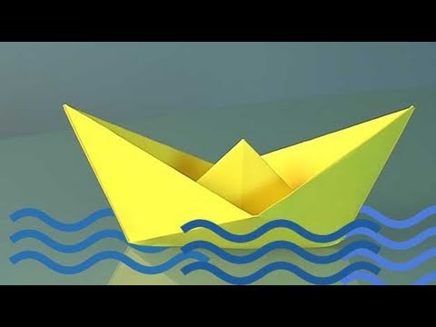 How to Make a Paper Boat, origami