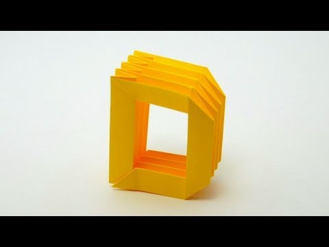 Origami Letter 'D'