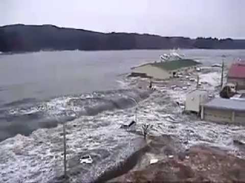 Tsunami at Kesennuma port, Iwate Prefecture, view 1