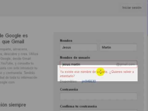 Como crear una cuenta de correo electronico Gmail 2013. MUY FACIL!!