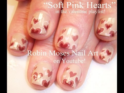 Easy Valentine's Day Nail Art  for Short Nails