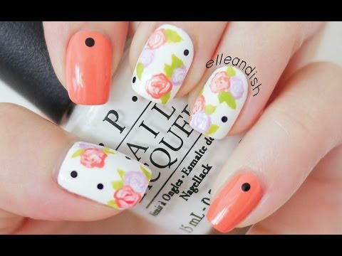 Easy Floral Nails (With a Toothpick!)