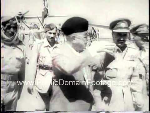 Pro-Nasser Revolt in Iraq topples King Faisal 1958 Newsreel PublicDomainFootage.com