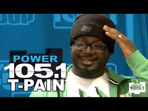 T-Pain Interview at Power 105.1 (With Vanessa Denis)