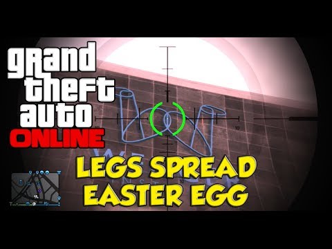 GTA 5 ONLINE: GIRLS LEGS SPREAD OPEN EASTER EGG! Ridiculous/Funny Easter Egg (GTA 5 Game-play)