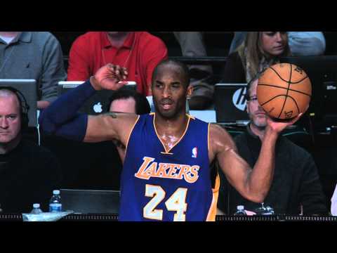 Kobe Bryant Inbounds Oop to Earl Clark