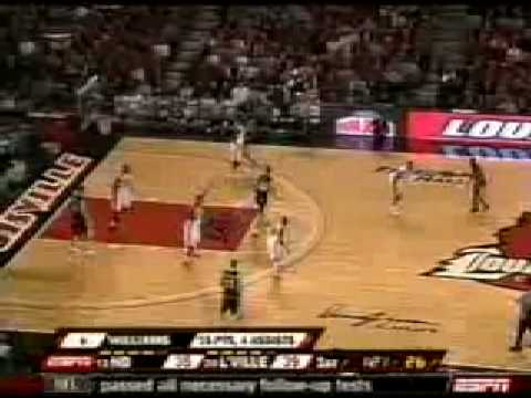 Earl Clark dunk vs Notre Dame 2009