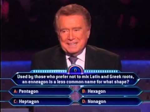 Who Wants To Be A Millionaire 12/02/2009