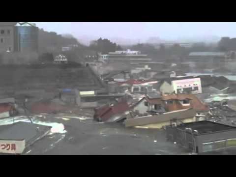 Tsunami in Onagawa, Miyagi Prefecture