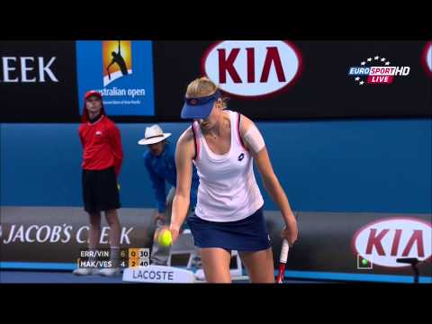 2014 Australian Open Doubles Final Sara Errani Roberta Vinci vs Elena Vesnina Ekaterina Makarova