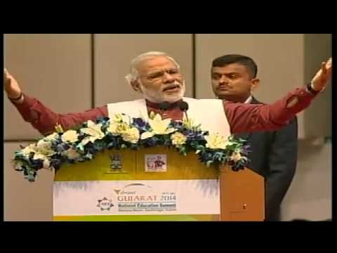 Shri Narendra Modi inaugurating National Education Summit at Mahatma Mandir, Gandhinagar - Speech