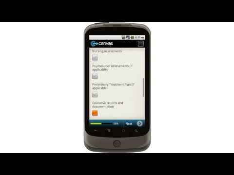 Canvas Medical Surgery Record Chart Review Checklist Mobile App