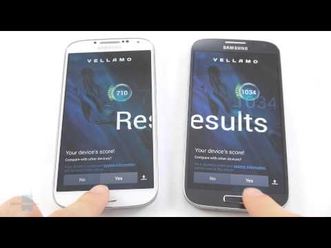 Galaxy S4 (Snapdragon 600) vs Galaxy S4 (Exynos 5 Octa): Benchmark comaprison