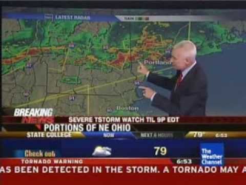 EAS Tornado Warning + TWC Coverage of Severe Wx Outbreak, 7/21/2010