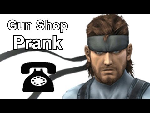 Solid Snake Calls Gun Shops - Metal Gear Prank Call