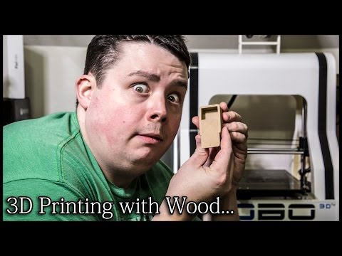 3D Printing with Wood Filament on Robo 3D Printer - Looks, Smells & Feels like Wood