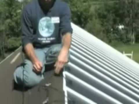 Solar Metal Roofing - Unisolar thin-film PV laminates