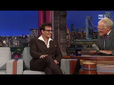 Johnny Depp al David Letterman 27-06-2013 (sub ita) Part 1