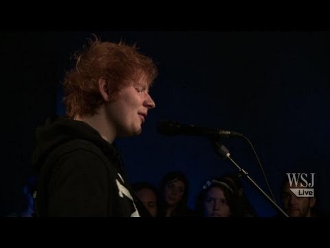 Ed Sheeran Performs 'The A Team' at the WSJ Cafe