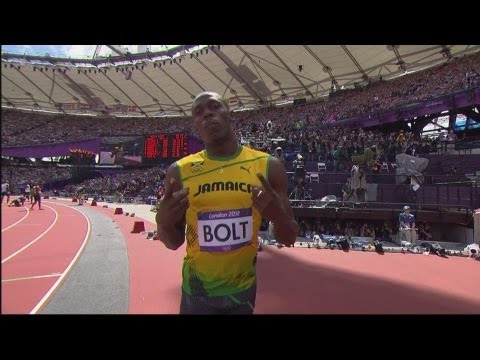 Usain Bolt & Yohan Blake Win 100m Heats - London 2012 Olympics