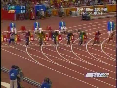 ウサイン・ボルト（オリンピック＆世界陸上）100m。M.Y