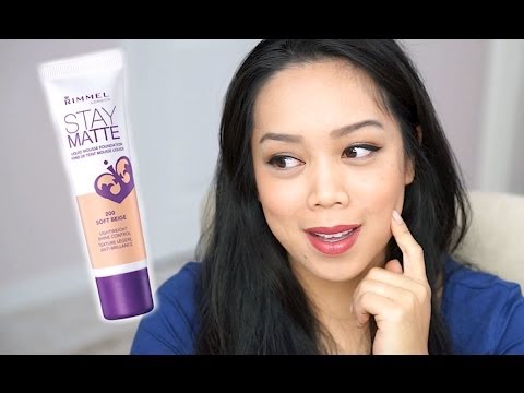 NEW Rimmel Stay Matte Liquid Mousse Foundation first impression review - itsjudytime