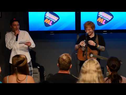 Ed Sheeran- Q&A Part 1 Hartford, CT 7/25/13 Kiss 95.7