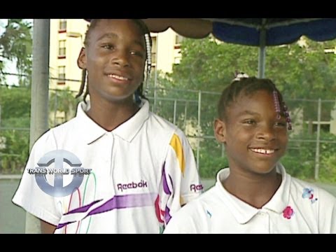 11 and 12-year-old Venus & Serena Williams on Trans World Sport