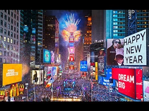 2014 Time Square Ball Drop New York City New Years Eve Ball Drop 2014