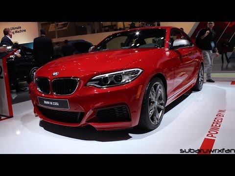 BMW M4, M3 and M235i at Detroit 2014