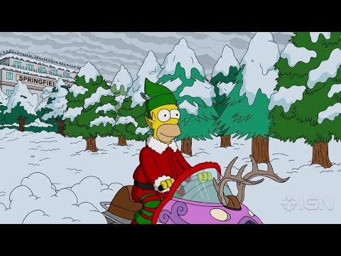 The Simpsons - Christmas Couch Gag