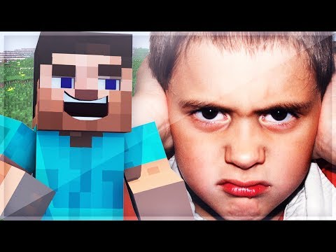 Trolling a 7 Year Old in Minecraft