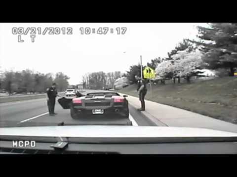 Raw Video: Batman Pulled Over