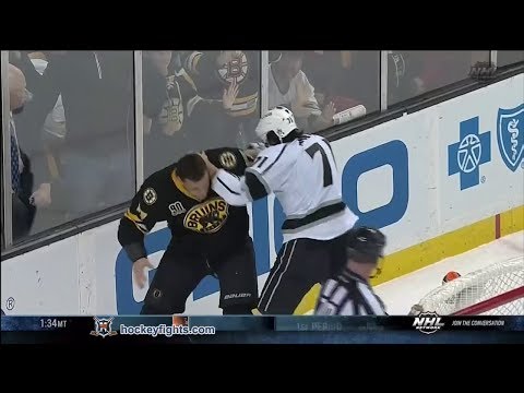 Jordan Nolan vs Milan Lucic Jan 20, 2014