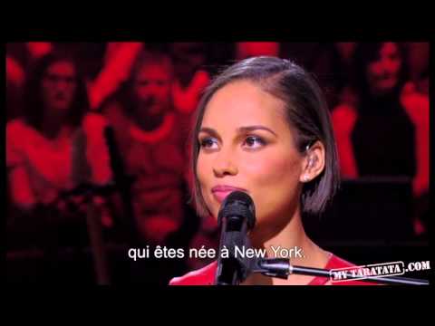 Alicia Keys Interview + piano voix (Intégrale)