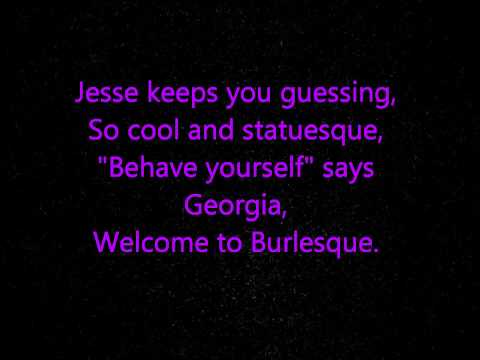 Cher Welcome to Burlesque Lyrics