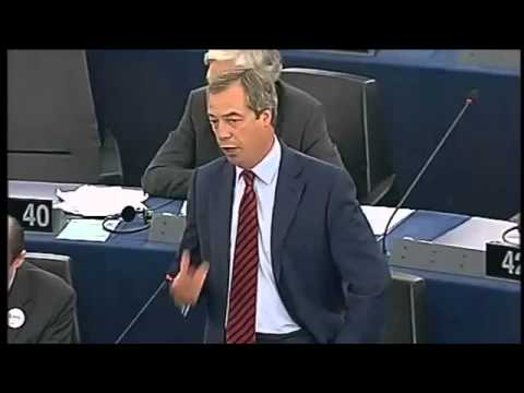 UKIP Nigel Farage takes on Jose Manuel Barroso   September 2012