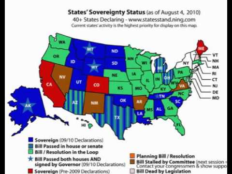 over half of the U.S States declare sovereignty