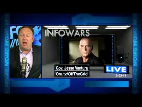 The Alex Jones Show - Monday, February 03, 2014 (Full Show) Commercial Free: Jesse Ventura