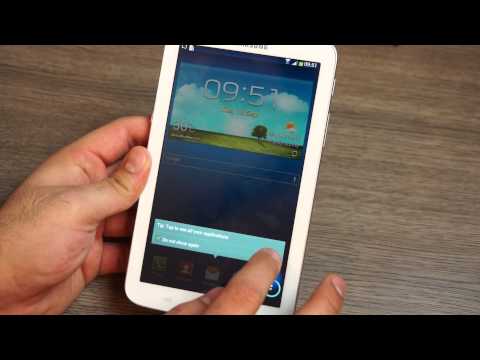 Samsung Galaxy Tab 3 7 inch T211 with 3G Unboxing and Quick Review