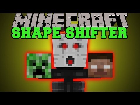 Minecraft: SHAPE SHIFTING! (TURN INTO ANY MOBS AND USE ABILITIES)  Shape Shifter Mod Showcase