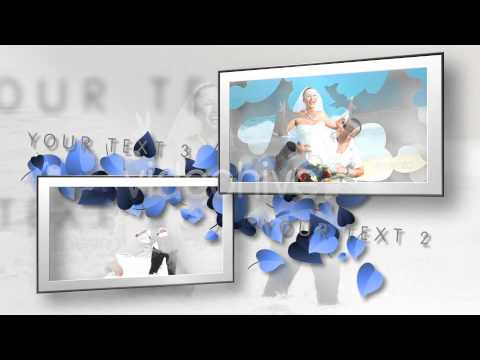 Hearts, Clean Wedding Slideshow - After Effects Template