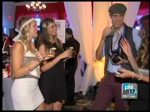 WPHL TV 2013 07 18 10PM Phila Style   Great Gatsby Party