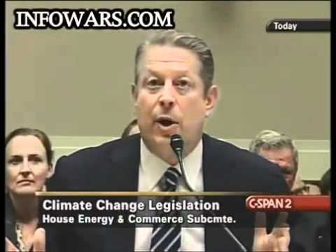 Al Gore exposed on Global warming to congress