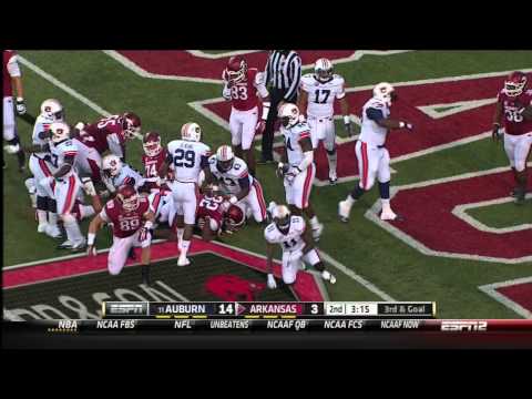 2013 Auburn at Arkansas Highlights