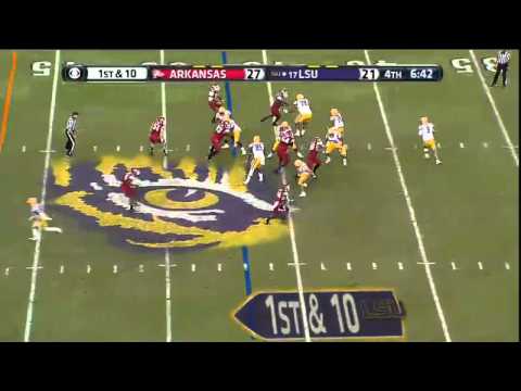 11/29/2013 Arkansas vs LSU Football Highlights