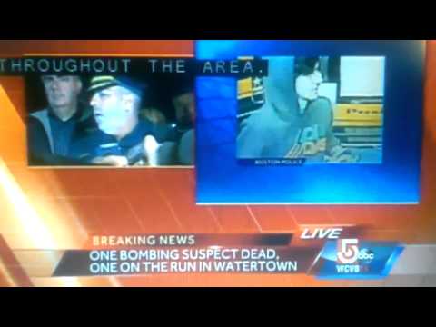 Press Conference by Police on Boston Bomber Suspects, One Shot in Custody, One on the Loose!