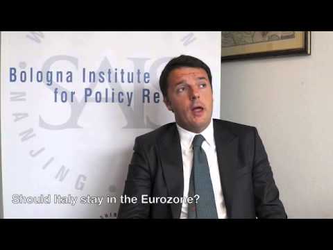 A Three-Question Interview with Matteo Renzi