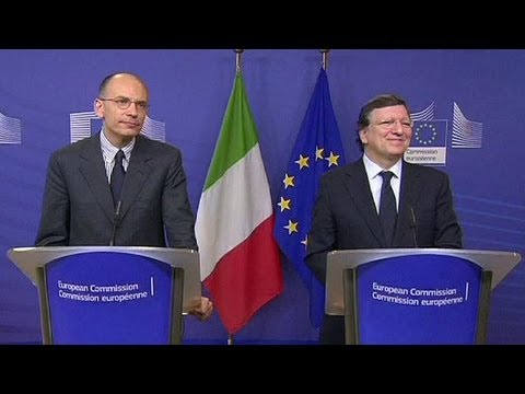 Italian PM Letta calls for growth policy in Brussels